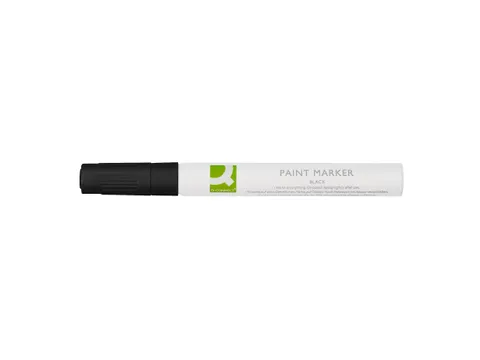 Q-CONNECT Paintmarker op oliebasis ronde punt 2-3mm Zwart