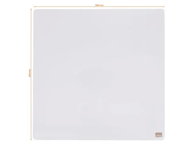 Nobo magnetische droog uitwisbare Mini Whiteboard tegel 36x36cm Wit