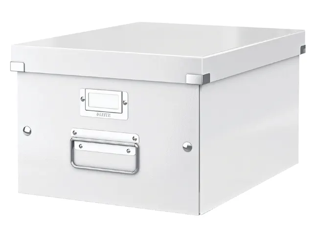 Opbergbox WOW Click & Store 281x200x370mm wit 85% gerecycled karton