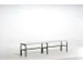 banc-patère,HxL 450x1500mm,barres alu,RAL7016