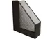 Tijdschrifthouder Mesh Metaal Zwart 79x250x289mm