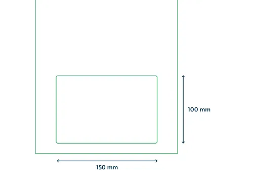 Retourlabel POSTNL label A4 150x100mm 100 Vel