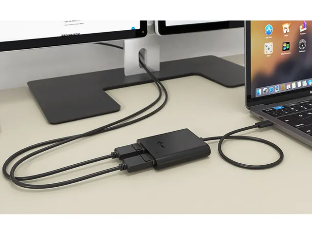 USB-C Dual 4K/60Hz (single 8K/30Hz) DP Video Adapter