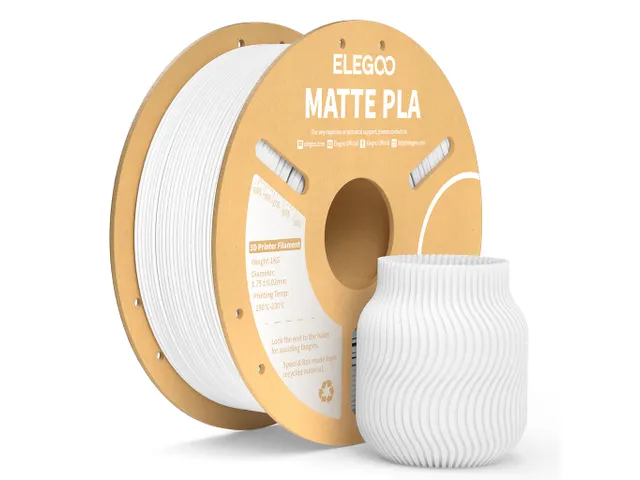 PLA MATTE 1,75mm WHITE 1kg