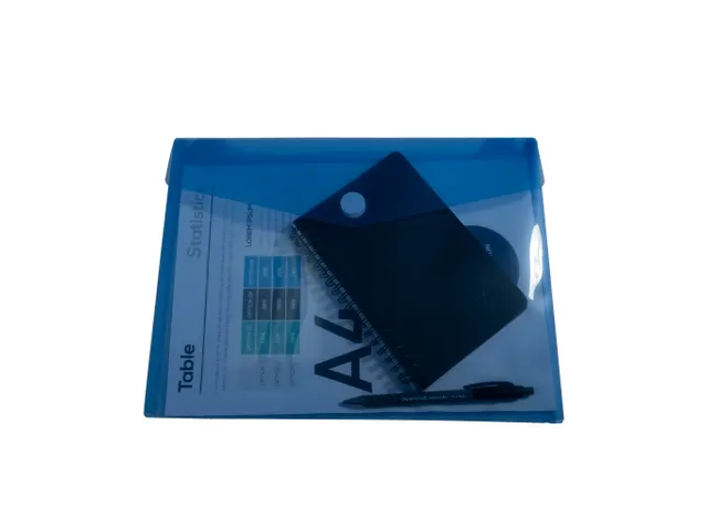 Envelop tas klittenband PP A4 Assorti pak à 5 stuks