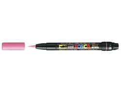 Brushverfstift Posca PCF350 Penseelpunt 1-10mm Rood