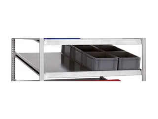 schuin legbord,v. Kanban-stelling,BxD 1300x1200mm,verzinkt - 1