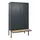 PBM-locker met bank,HxBxD 2120x1200x815mm,4vak,vak B 300mm,cil.-slot