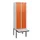 locker met bank,HxBxD 1950x600x815mm,2vak,vak B 300mm,cil.-slot
