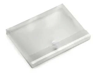 Enveloptas HF2 A4 330x250x30mm dwars PP transparant wit - 3
