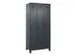 armoire vestiaire noir et blanc,HxlxP 1950x900x500mm,3compart.