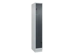 Z-garderobekast,HxBxD 1950x300x500mm,vak B 150/300mm,draaigrendel