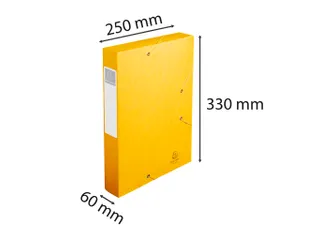 CARTOBOX glanskarton rug 60mm geel - 7