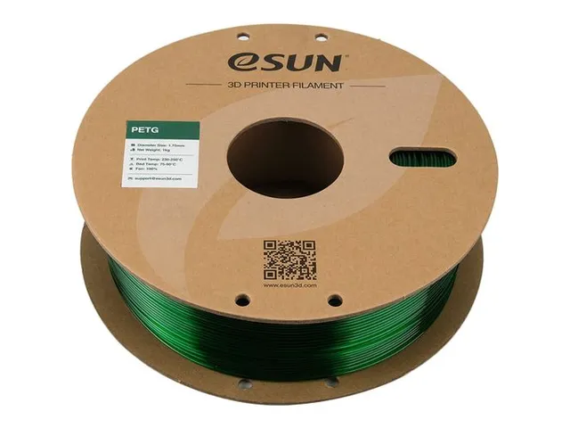 eSUN 3D printer Filament PETG 1,75mm Groen 1kg