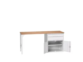 werkbank,HxBxD 930x2000x600mm,multiplexblad,2voeten/1container - 1