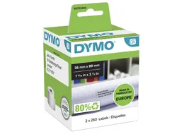 Etiket Dymo 99012 Labelprint Eurolabel 36x89mm S0722400