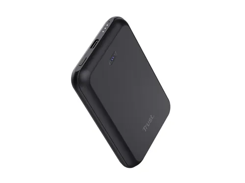 Trust 24877 Magno Draadloze magnetische powerbank 5.000 mAh Zwart