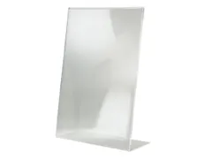 Tafelstandaard Sigel glashelder A3 schuin