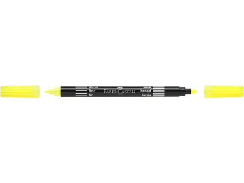viltstiften Faber-Castell Duo neon kleuren in etui a 10 stuks