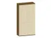 kantoorkast,HxBxD 1920x1000x430mm,decor romp noten,decor front esdoorn