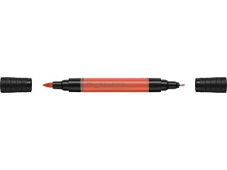 Tekenstift Faber-Castell Pitt Artist Pen duo marker 118 scharlakenrood - 3
