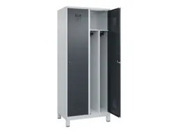 locker voor scheiding van kleding,HxBxD 1950x800x500mm,2vak