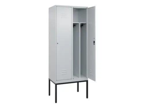 locker voor scheiding van kleding,HxBxD 2120x800x500mm,2vak