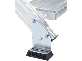 Bordestrap,Verrijdbaar,4Treden,60° Helling,Aluminium - 4