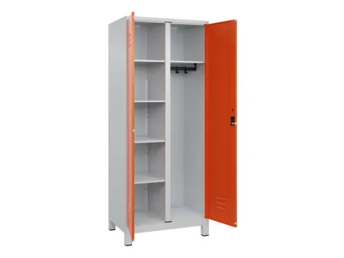 wasgoedverdeelkast,HxBxD 1950x800x500mm,vak B 400mm,cilinderslot