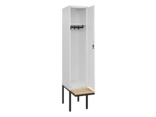 locker met bank,HxBxD 2120x400x815mm,1vak,vak B 400mm,cil.-slot - 2