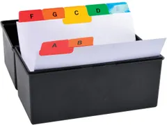 tabbladen voor systeemkaartenbakken 25 tabs A7
