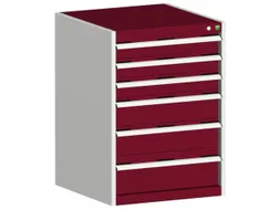 ladekast HxBxD 900x650x650mm 6laden romp RAL7035 front RAL3004