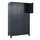 lockerkast,HxBxD 1950x1200x500mm,3x3vakken,vak B 400mm,cil.-slot