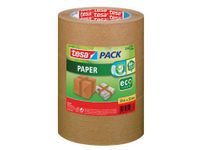 Tesapack paper ecoLogo 50mmx50m bruin papier pak van 3 stuks