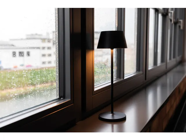 Lampe de table MAULnina LED batterie rechargeable dimmable anhtracite