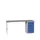 werkbank,HxBxD 930x2000x600mm,linoleumblad,2voeten/1container