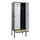 locker met bank,voor scheiding van kleding,HxBxD 2120x800x815mm,2vak