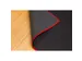 Tapis De Bureau Et Tapis De Souris, Ft 90 X 40 Cm, Noir Avec Bord Roug