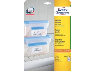 Avery diepvriesetiketten 38.1x21.2mm - 2