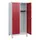 schoollocker,HxBxD 1630x800x500mm,2vak,vak B 400mm,draaigrendel,voeten