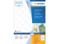 Etiket Herma 4476 Rond 40mm Wit Verwijderbaar 2400 stuks
