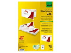 Visitekaartjes 3C Sigel dubbel 2-zijdig bedrukbaar 225gr