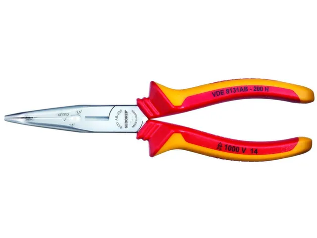 VDE 8131 AB-200 H VDE-multibekkentang 200mm schuin,mantelisolatie