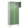 lockerkast,HxBxD 1950x800x500mm,2x4vakken,vak B 400mm,cil.-slot,voeten