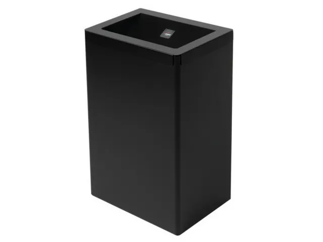 Santral Plus OBU 50 P Open afvalbak 50 Liter RAL 9005 Gitzwart Midnigh