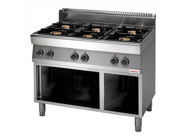 Gaskooktoestel, 6 branders 70/110PCG