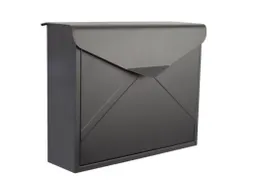 Brievenbus Mailbox Verona Mat Zwart Staal