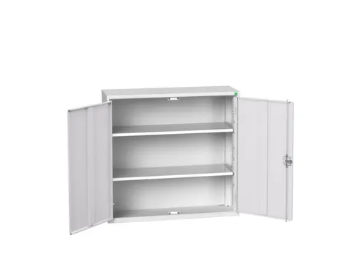 wandkast 1000x1050x350mm 2xStalen bodem sokkel Ral 7035 front Ral 7035