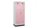 locker voor scheiding van kleding,HxBxD 1950x800x500mm,2vak