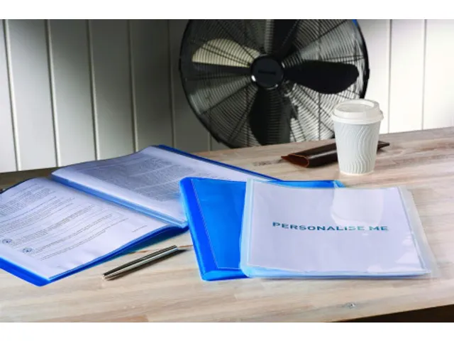 Showalbum Oxford Polyvision A4 40 Tassen PP blauw